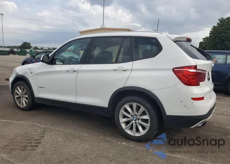 2017 BMW X3 xDrive28I z USA, uszkodzony, nr VIN 5UXWX9C3XH0W73372